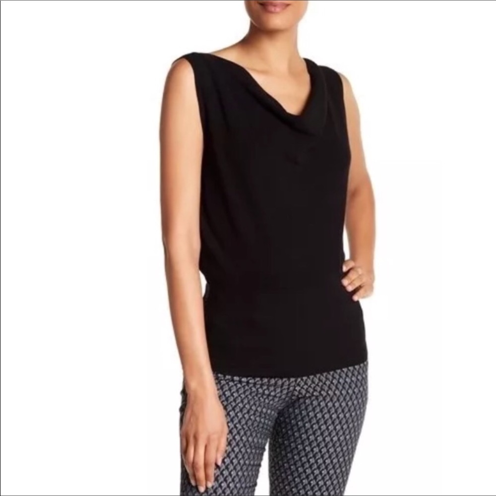 Theory Cowl Neck Rib Tank